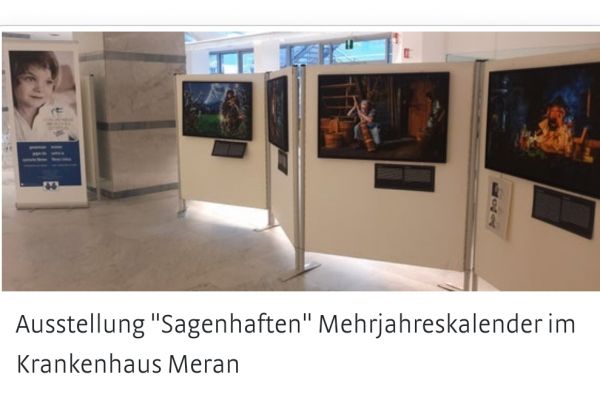 Ausstellung im Krankenhaus Meran