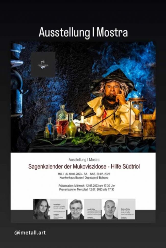 Sagenkalender Ausstellung Krankenhaus Brixen