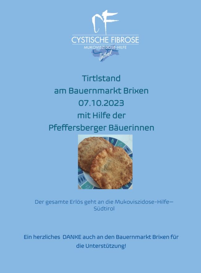 Tirtlstand am Bauernmarkt Brixen