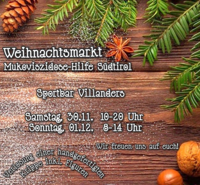 Weihnachtsmarkt Villanders