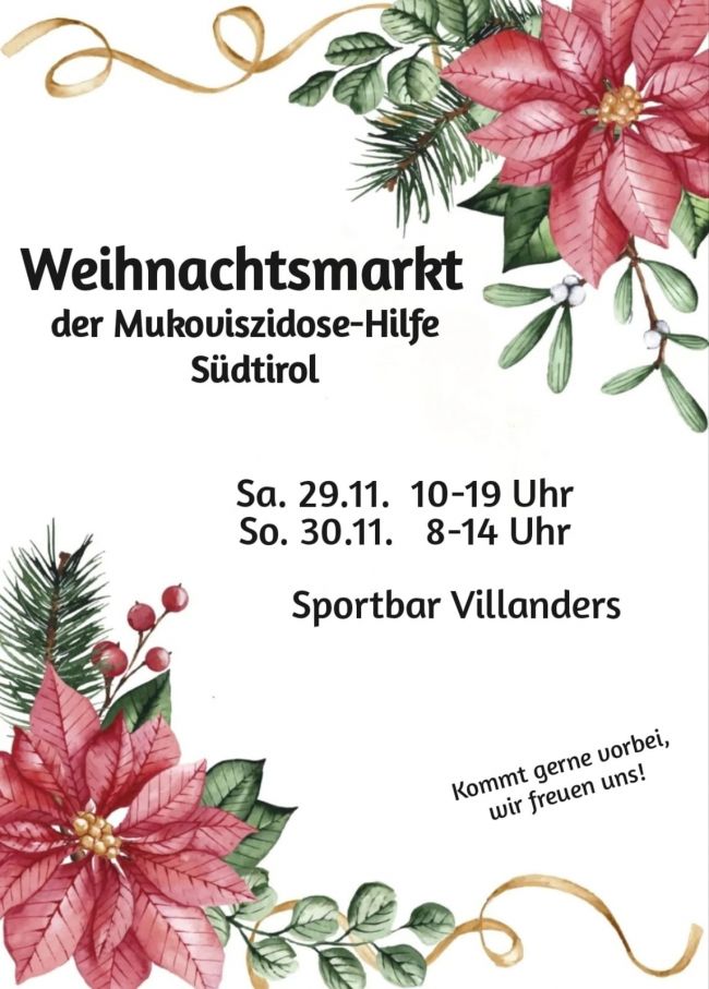 Weihnachtsmarkt in Villanders